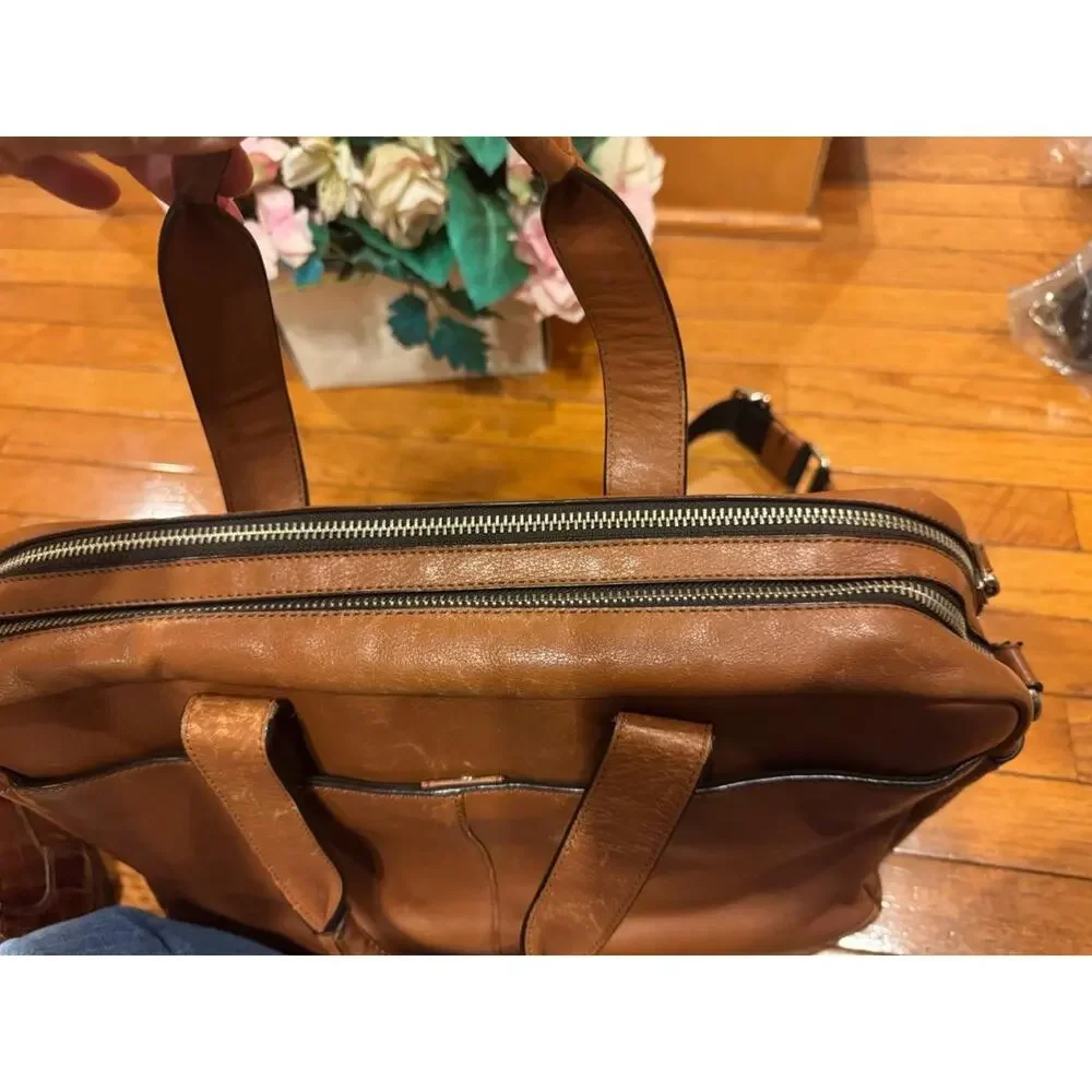 COACH Hudson Commuter Leather briefcase laptop Bag F71701 (PU110